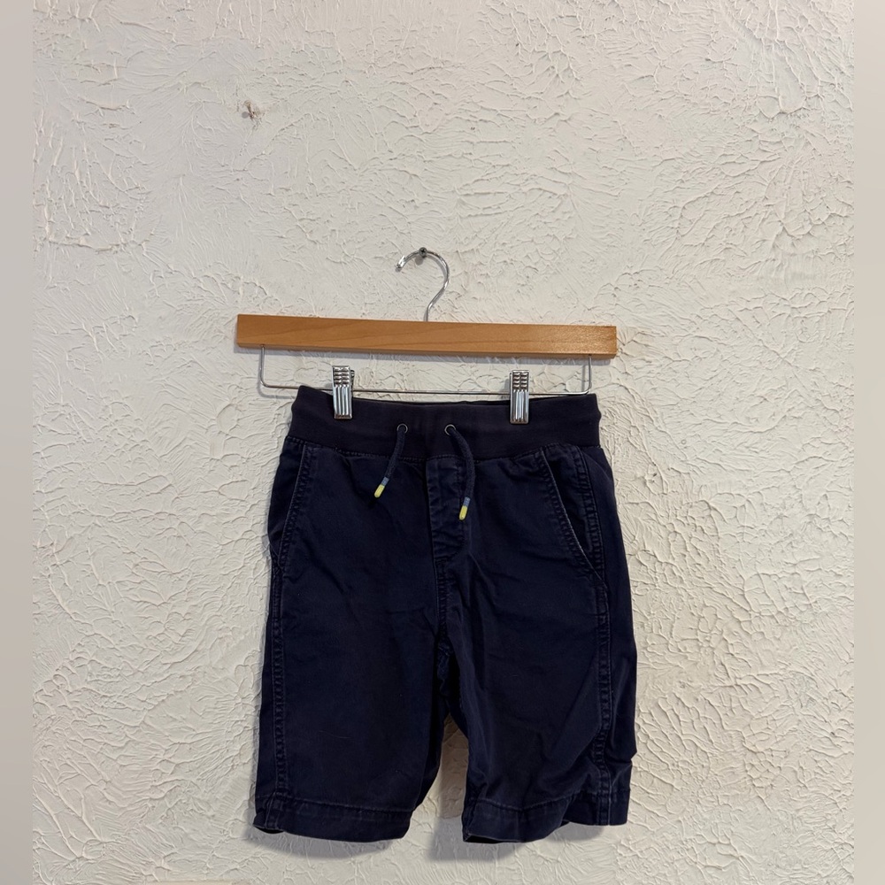 GAP Kids Boys Cargo Shorts Size Small | Navy Blue | Stretch Cotton Drawstring